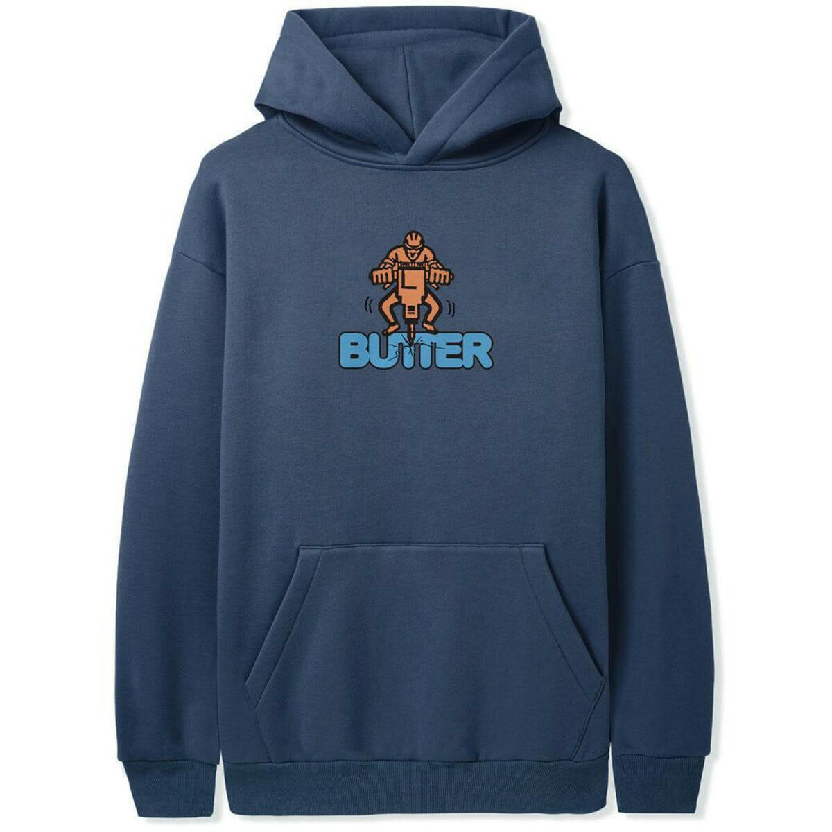 Butter Goods - Jack Hammer Hoodie Slate.