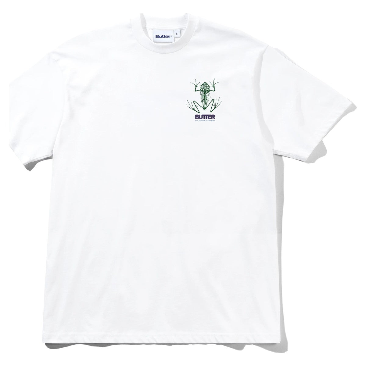 Butter Goods Leap Tee White - front