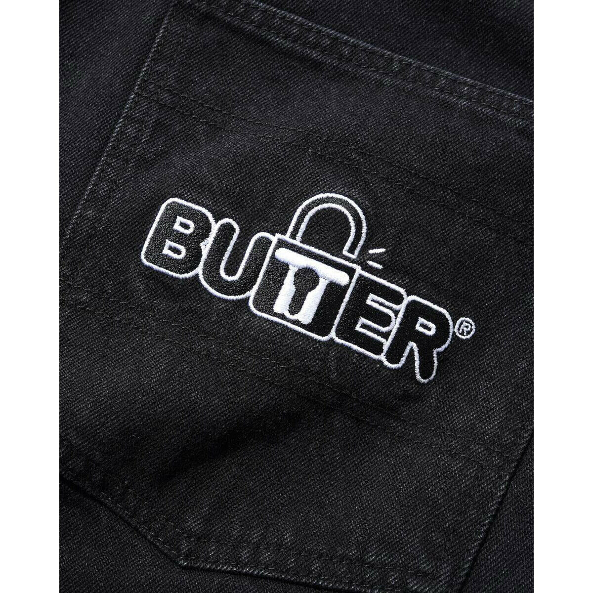 Butter Goods - Lock Denim Jeans Flat Black.