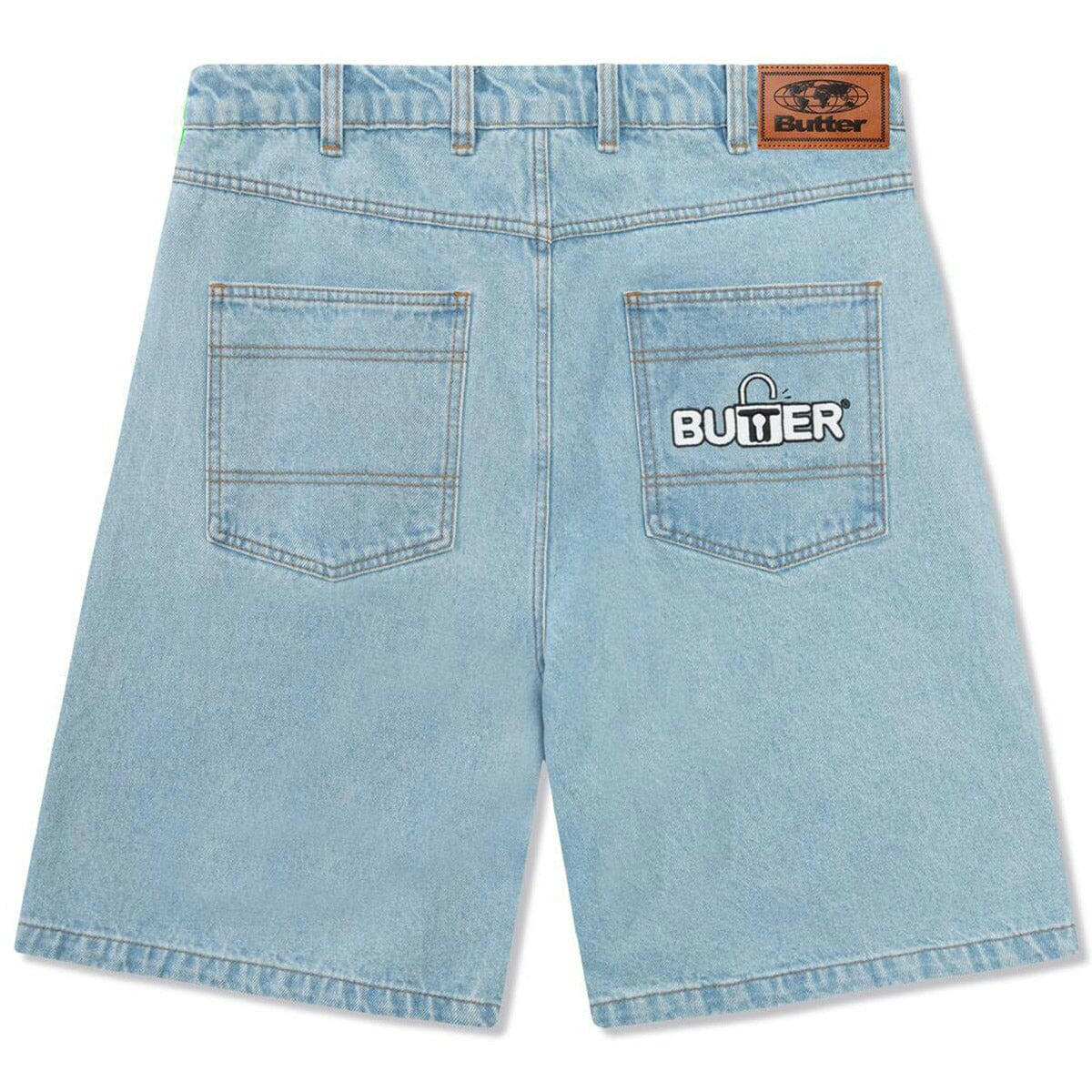 Butter Goods - Lock Denim Shorts Light Indigo.
