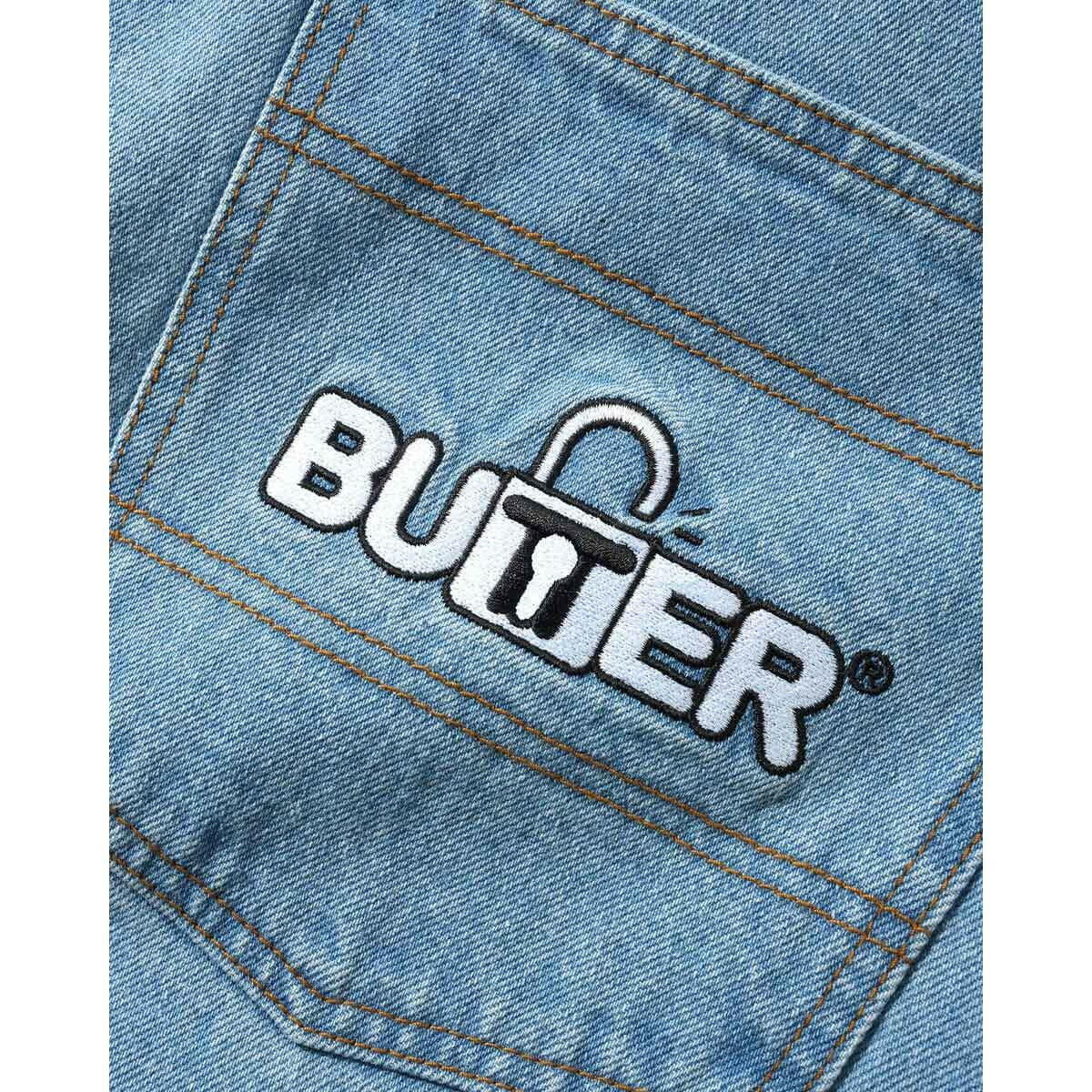 Butter Goods - Lock Denim Shorts Light Indigo.