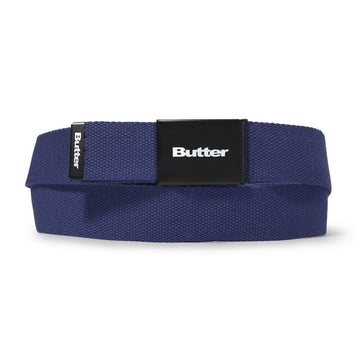 Butter Goods Logo Woven Belt Navy