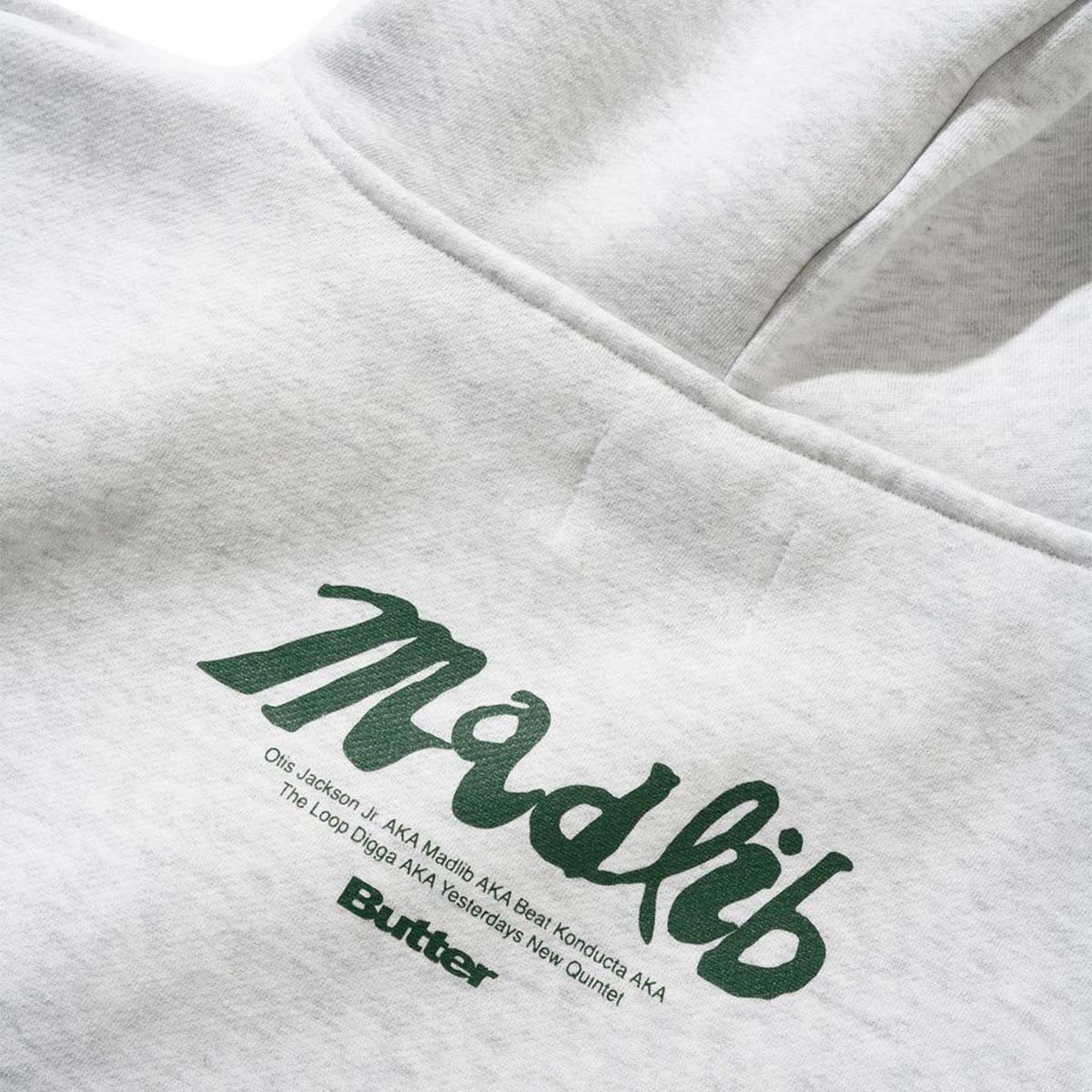 Butter Goods Madlib Hoodie Ash Back Detail