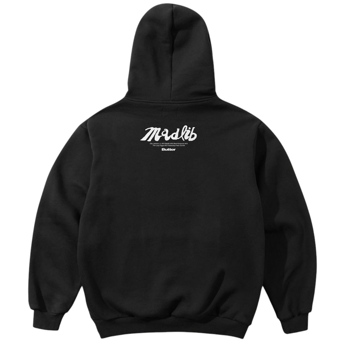Butter Goods Madlib Hoodie Black Back