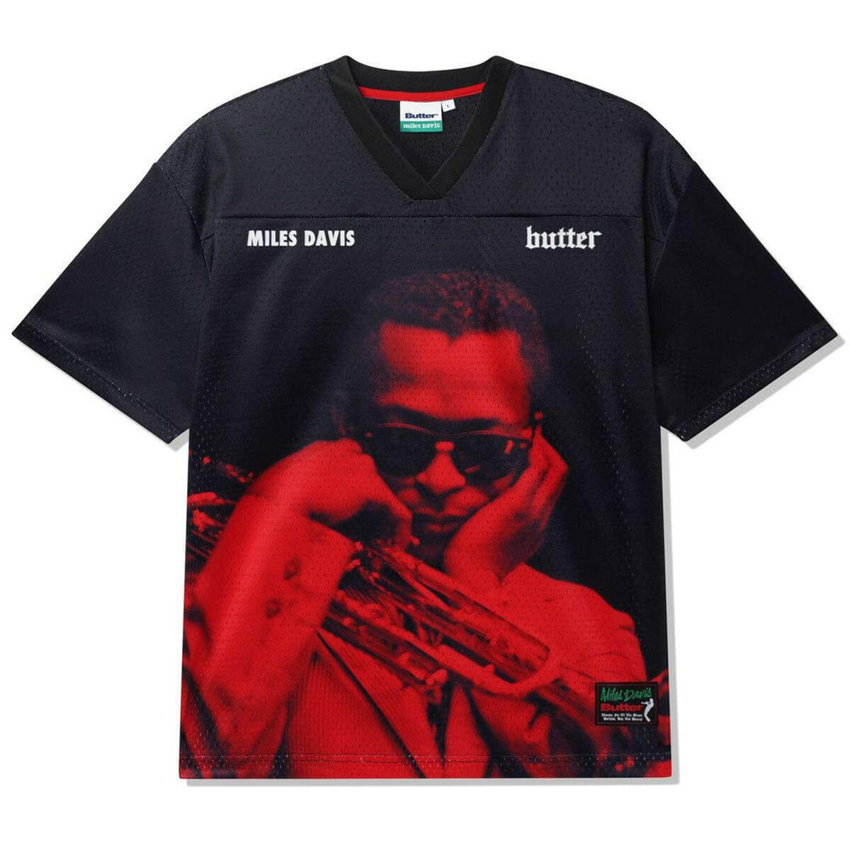 Butter Goods - Miles Davis Round About Midnight Jersey Black.
