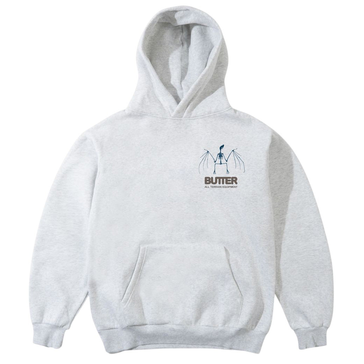 Butter Goods Nocturnal Hoodie Ash Front