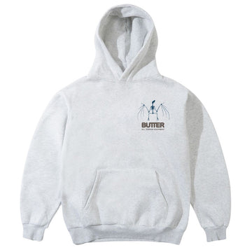 Butter Goods Nocturnal Hoodie Ash Front