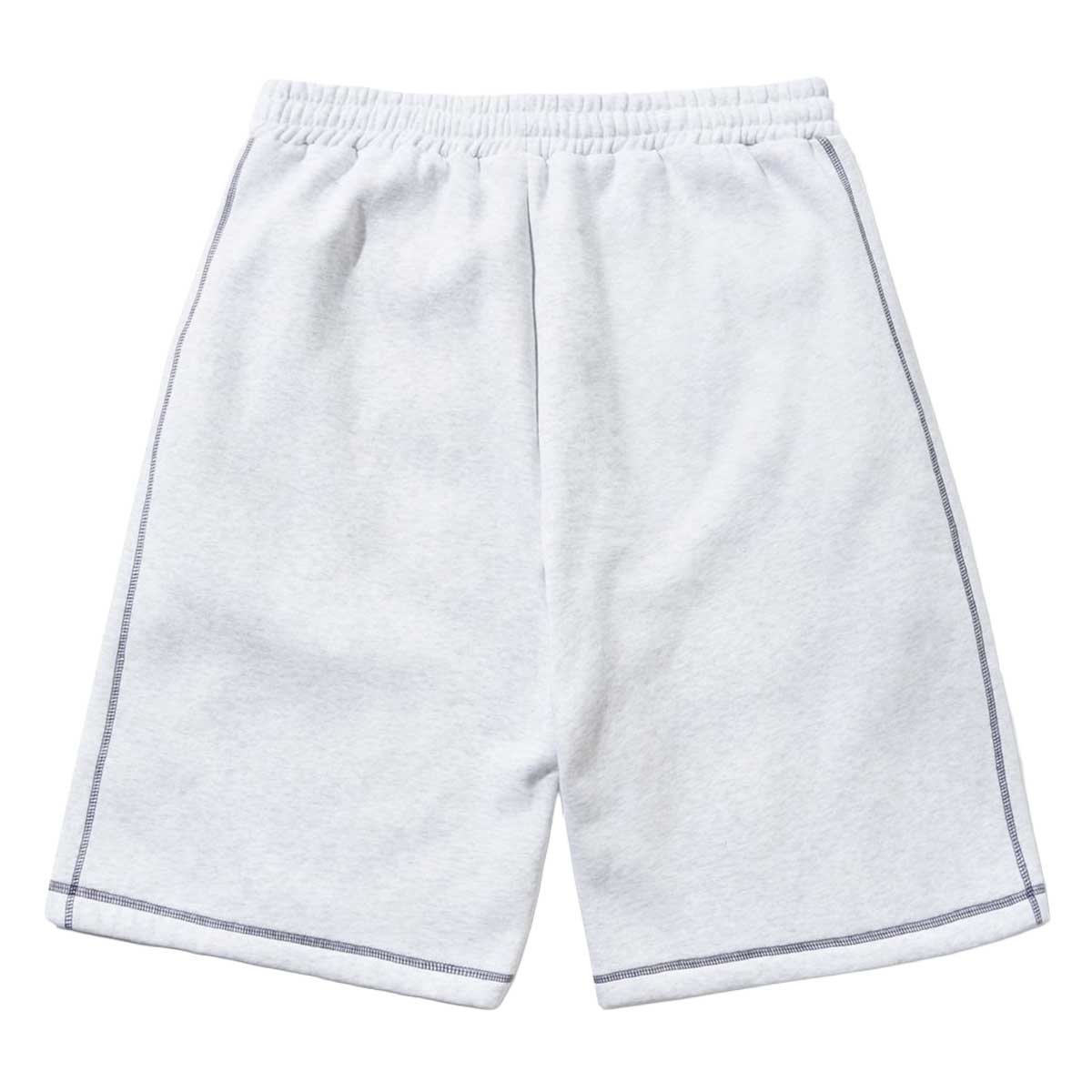 Butter Goods Overlock Stitch Fleece Shorts Ash Back