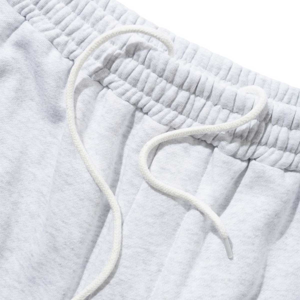 Butter Goods Overlock Stitch Fleece Shorts Ash Detail