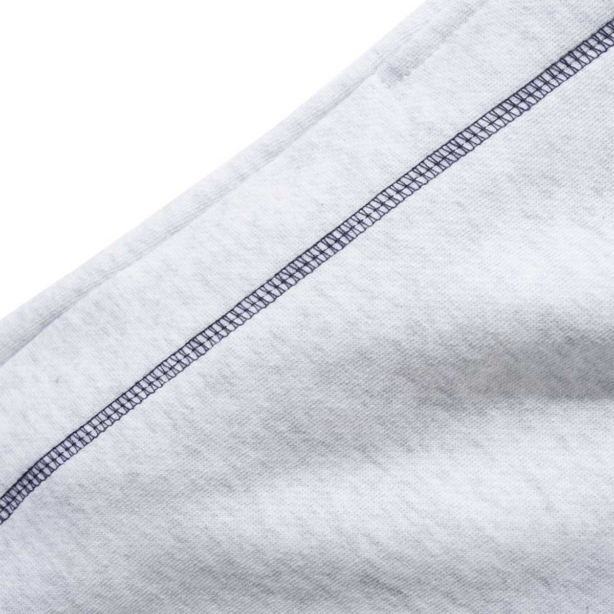 Butter Goods Overlock Stitch Fleece Shorts Ash Detail