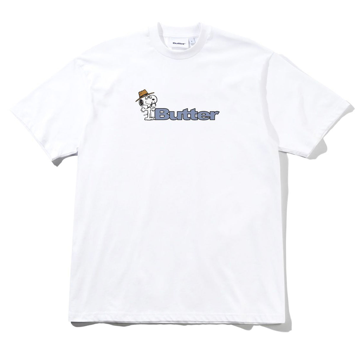 Butter Goods - X Peanuts Spike Logo Tee White.