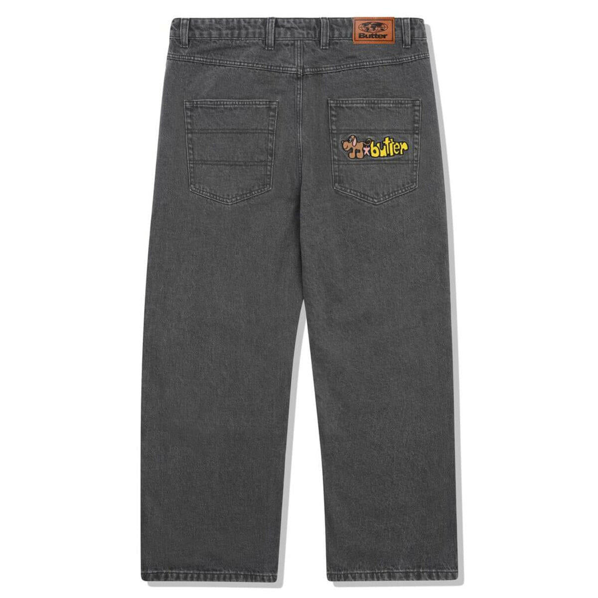 Butter Goods - Pooch Relaxed Denim Jeans Washed Grey.