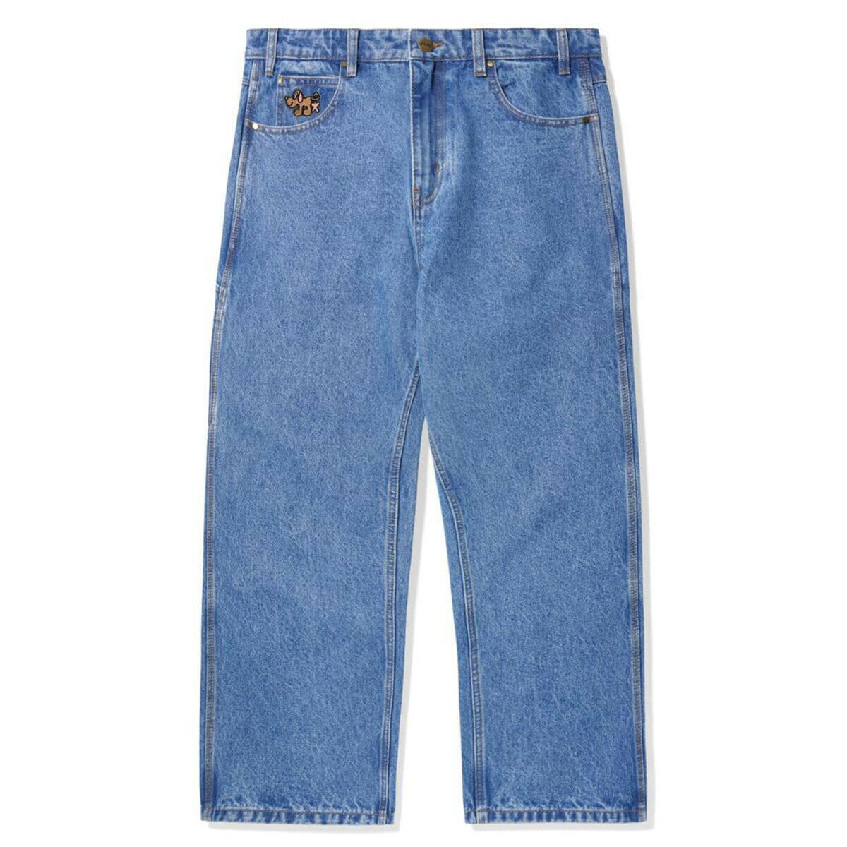 Butter Goods - Pooch Relaxed Denim Jeans Washed Indigo.
