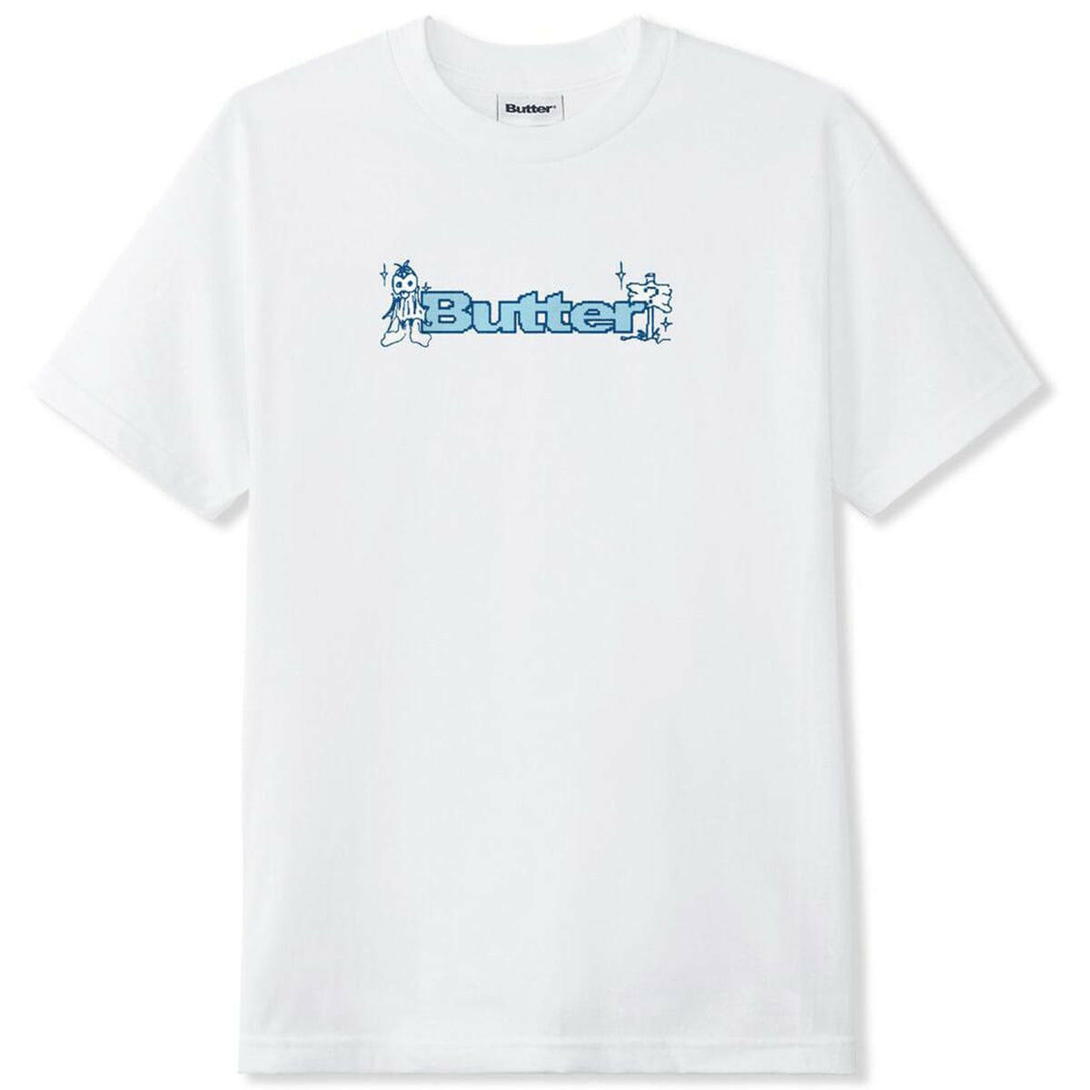 Butter Goods - Quest Logo Tee White.