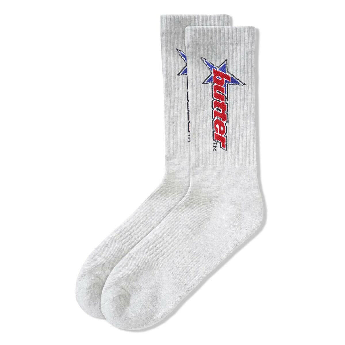 Butter Goods - Racer Socks Ash.