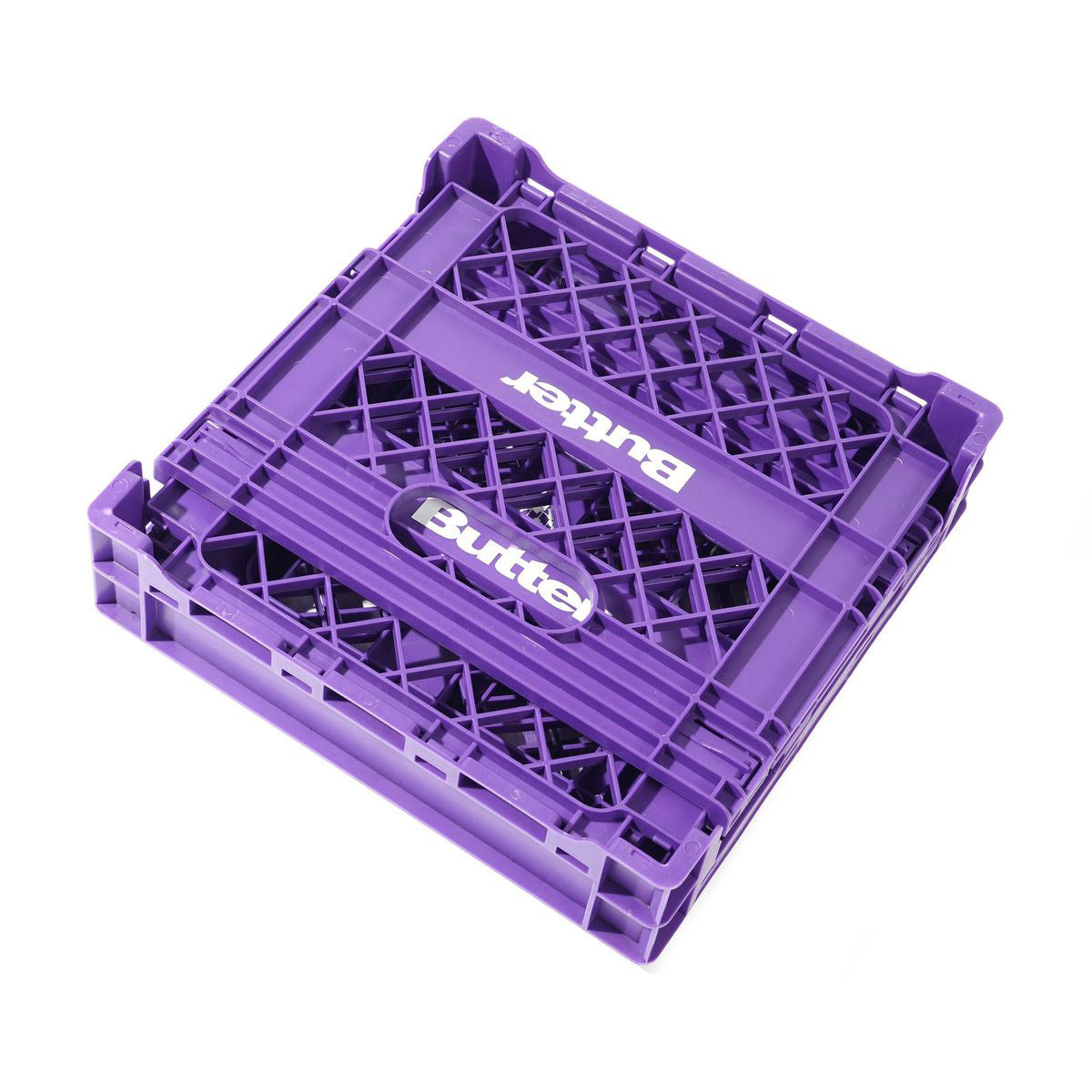 Butter Goods Record Crate Purple Folded