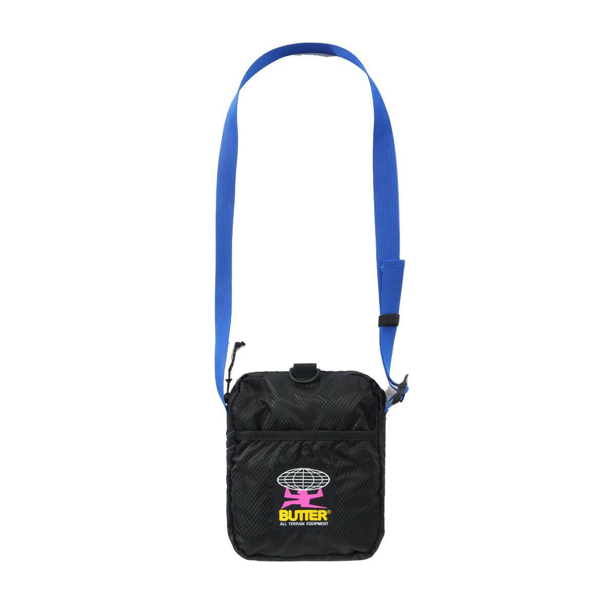 Butter Goods - Ripstop Side Bag Black.