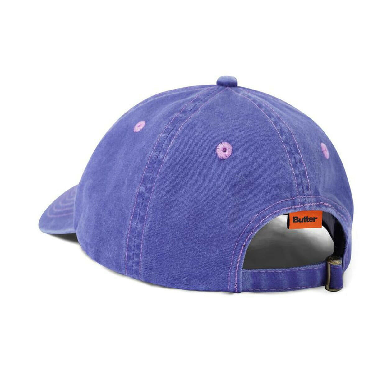 Butter Goods - Rounded Logo 6 Panel Cap Grape.