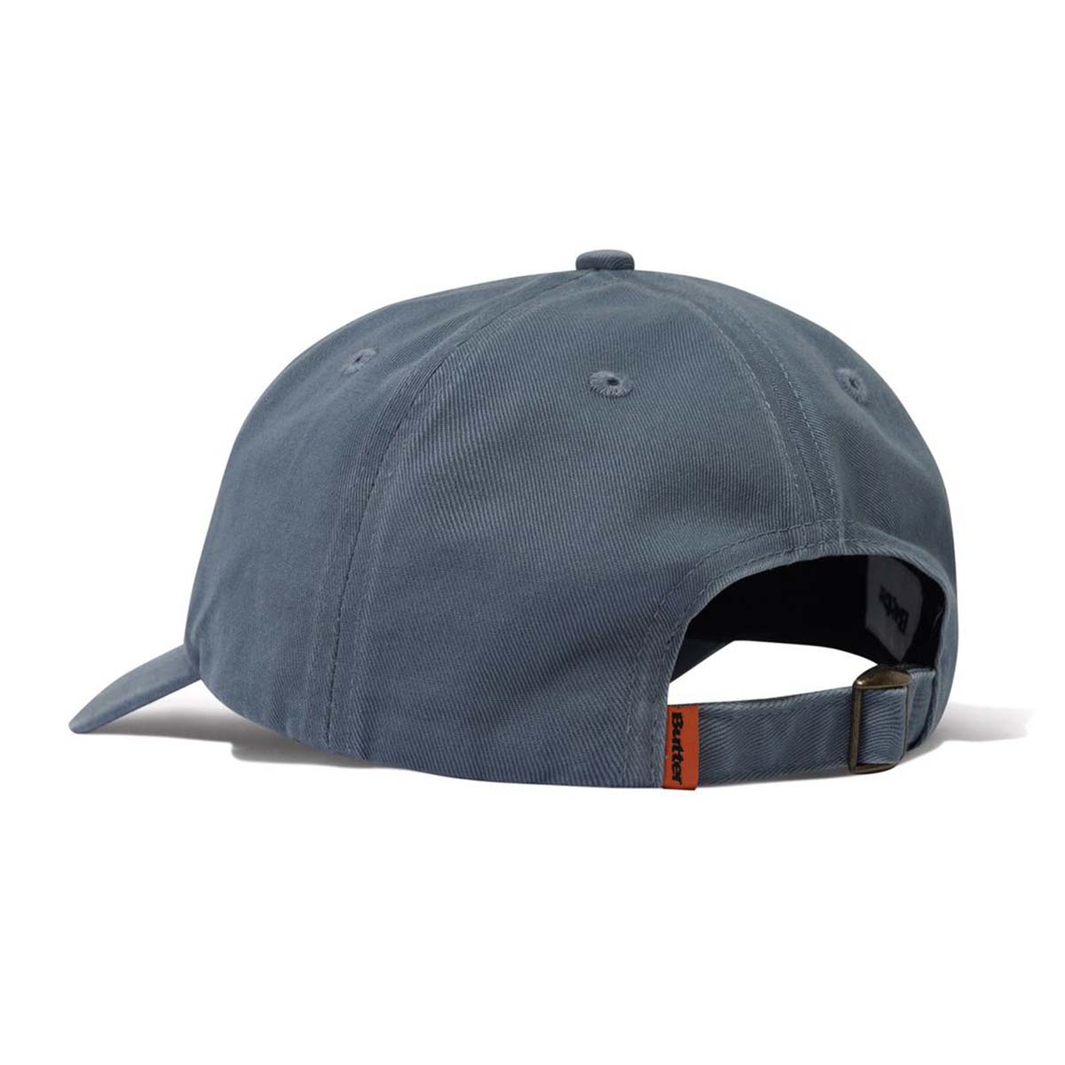 Butter Goods Rounded Logo 6 Panel Cap Washed Ocean Back