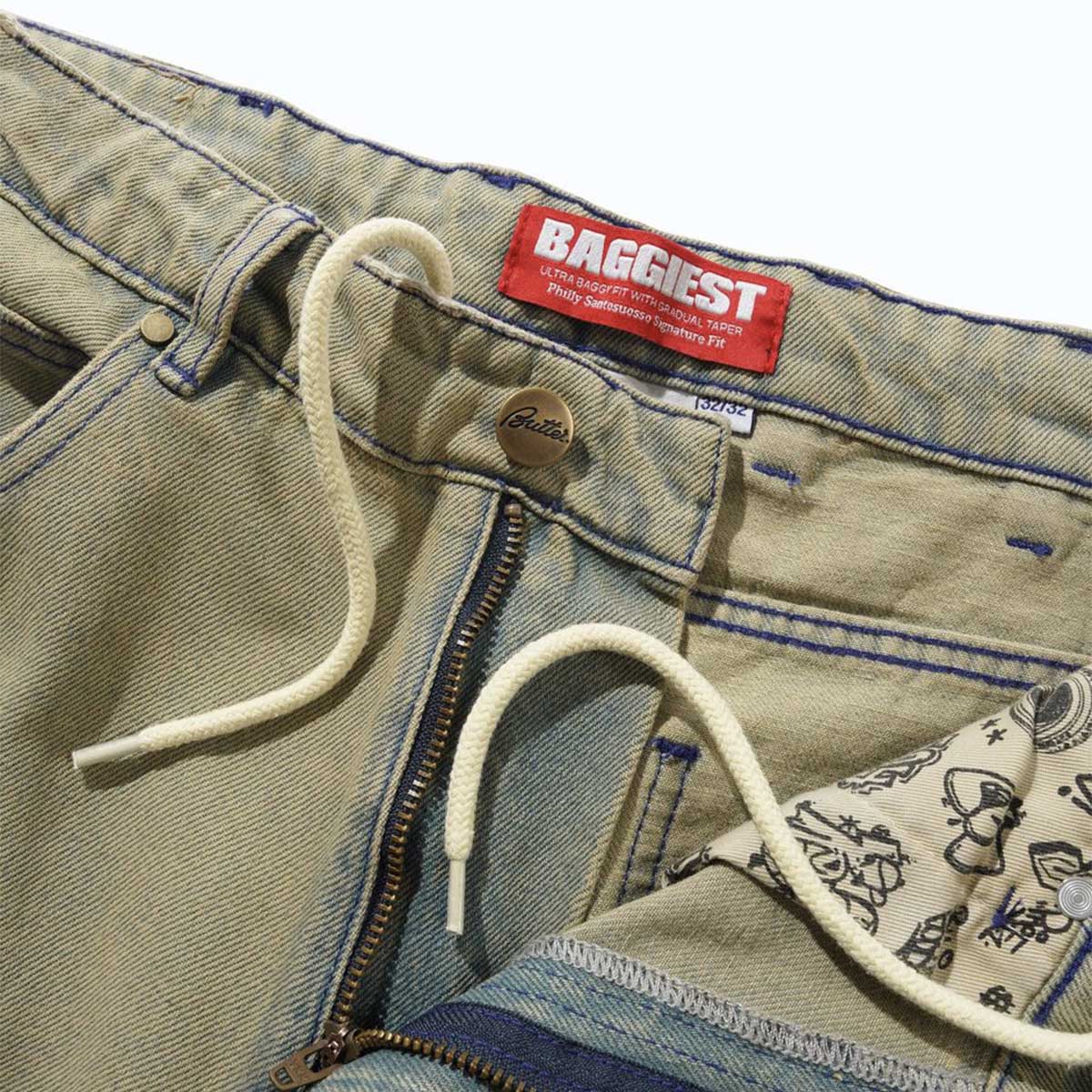 Butter Goods Santosuosso Denim Jeans Sunfade Blue Detail