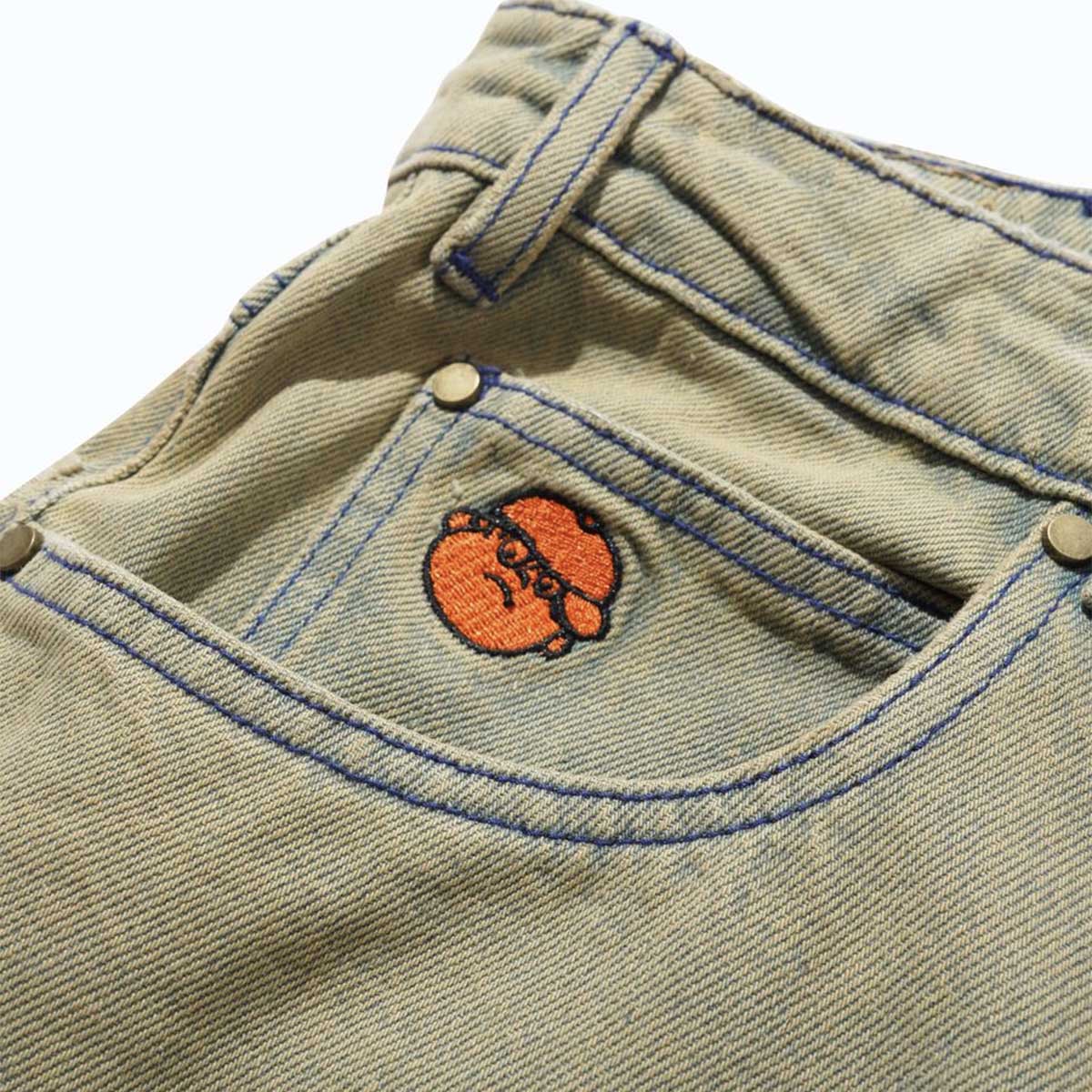 Butter Goods Santosuosso Denim Jeans Sunfade Blue Detail