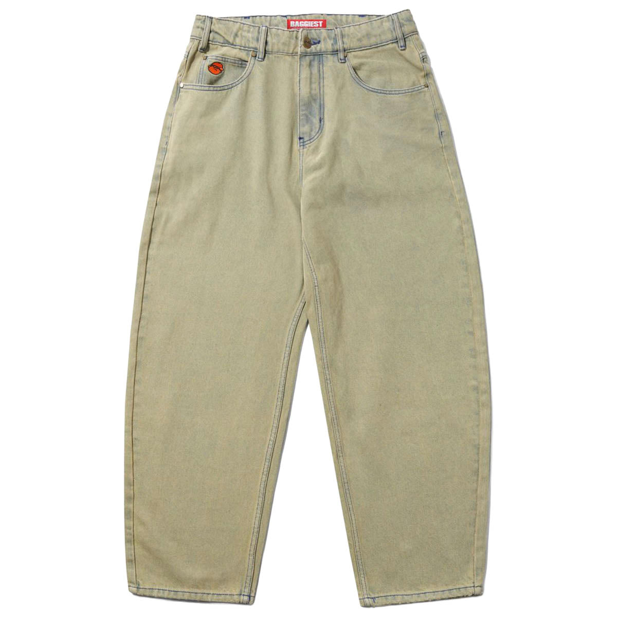 Butter Goods Santosuosso Denim Jeans Sunfade Blue Front