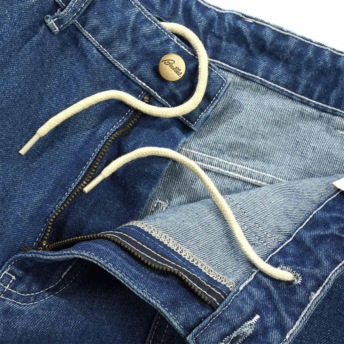 Butter Goods - Scribble Denim Shorts Mid Blue.