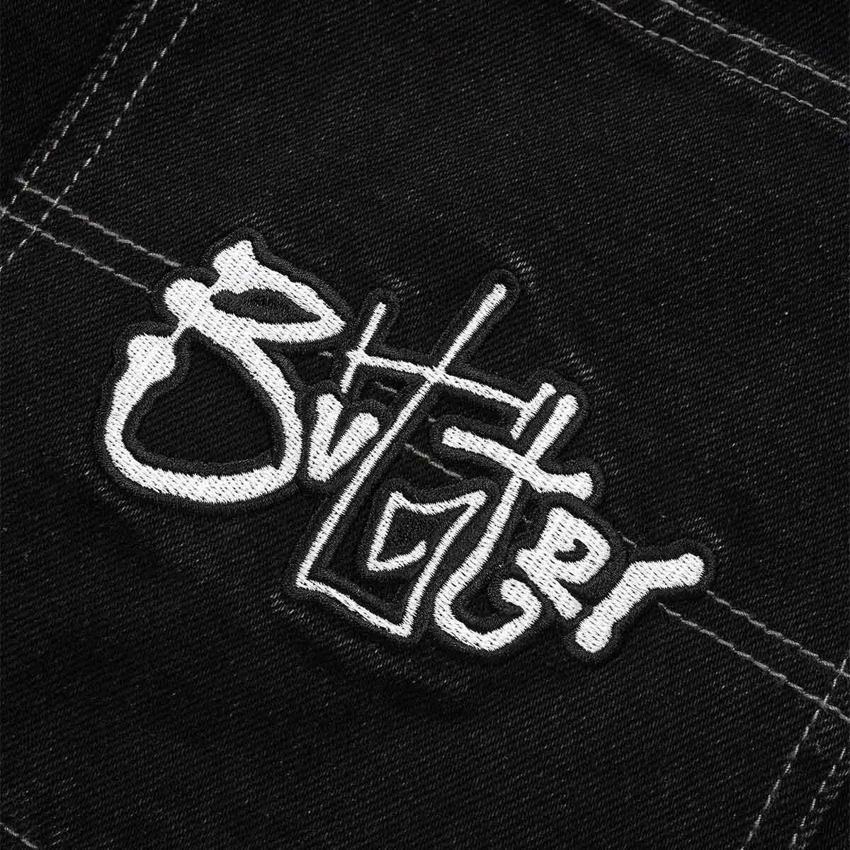 Butter Goods - Scribble Denim Shorts Washed Black.