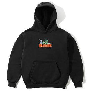 Butter Goods - Snail Hoodie Black.