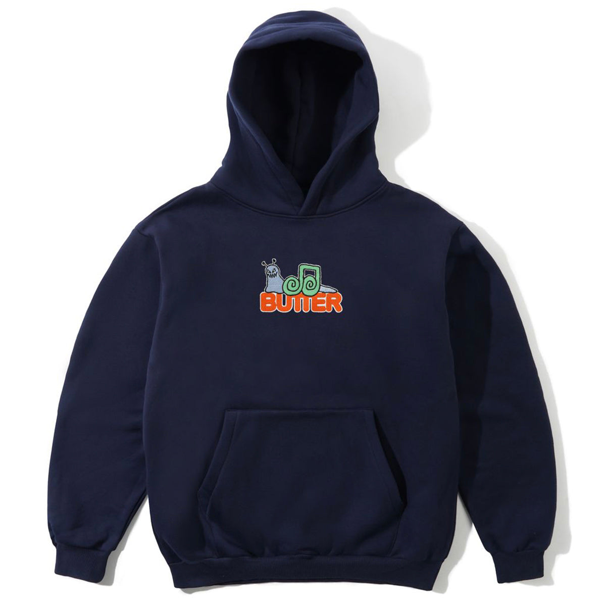 Butter Goods - Snail Hoodie Navy.