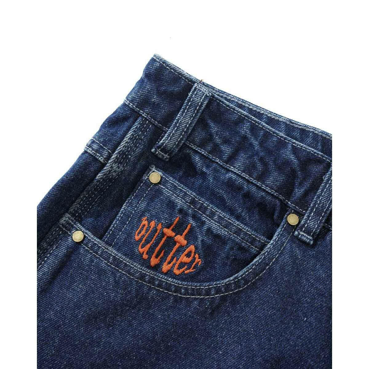 Butter Goods - Spider Denim Jeans Dark Indigo.