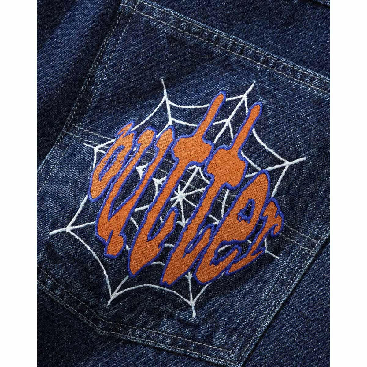Butter Goods - Spider Denim Shorts Dark Indigo.