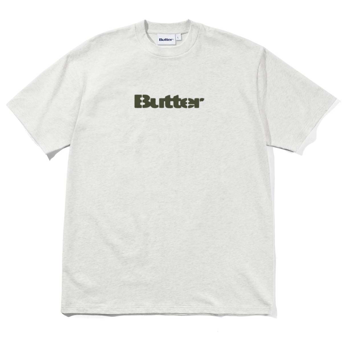 Butter Goods Stencil Logo Tee Ash