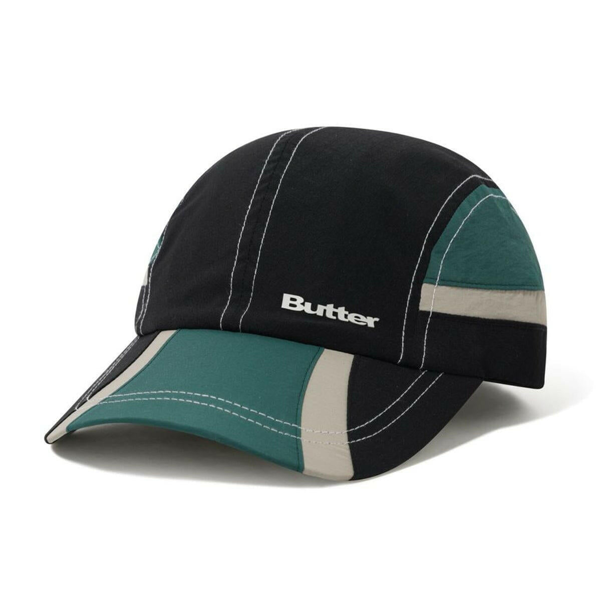 Butter Goods - Swift 4 Panel Cap Black.