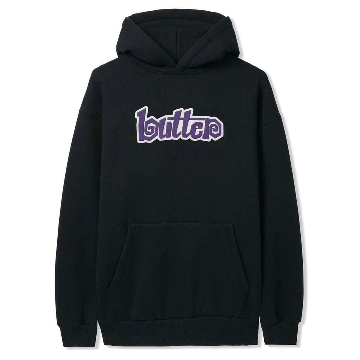 Butter Goods - Swirl Hoodie Black.