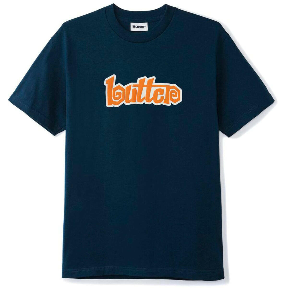Butter Goods - Swirl Tee Navy.