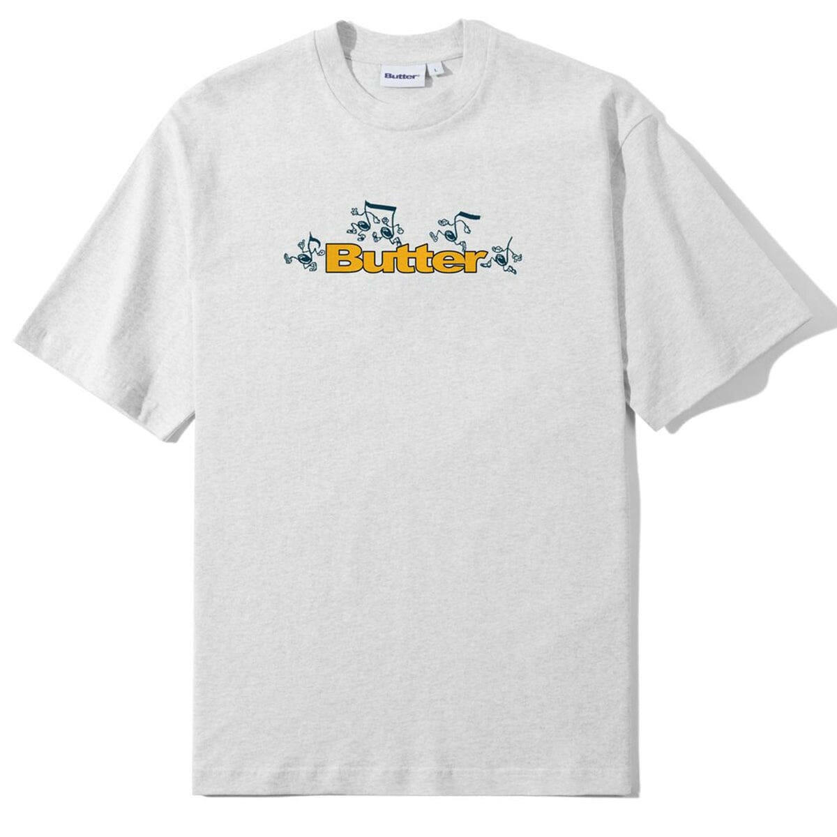 Butter Goods - Tempo Logo Tee Ash.