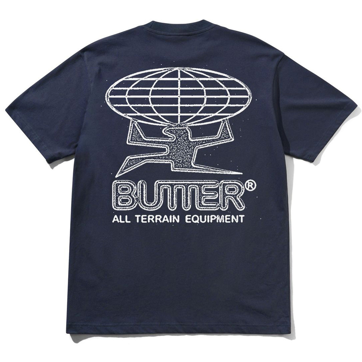 Butter Goods Terrain Tee Navy Back