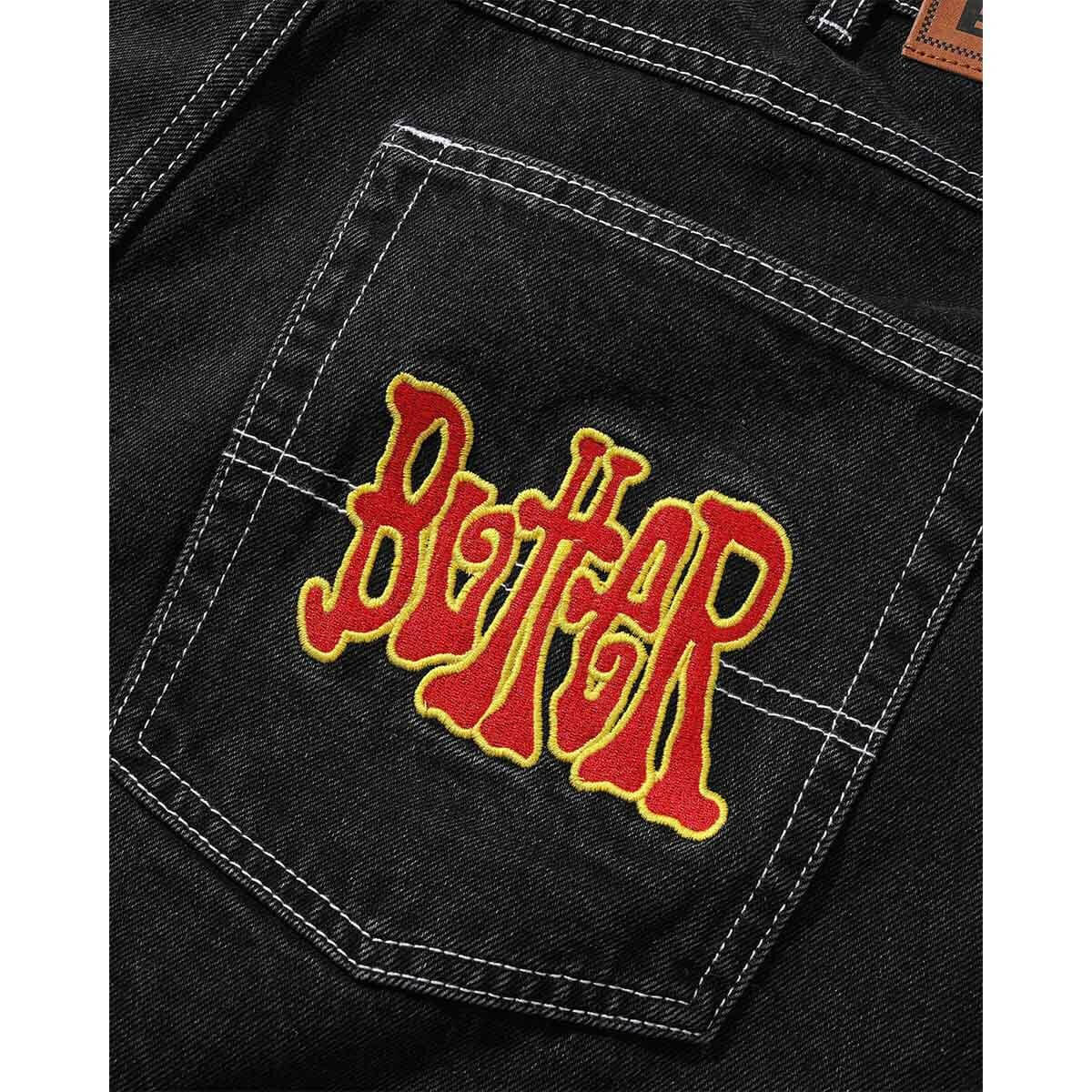 Butter Goods - Tour Denim Jeans Flat Black.