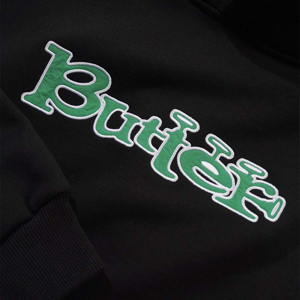 Butter Goods Trumpet Hoodie Black Detail