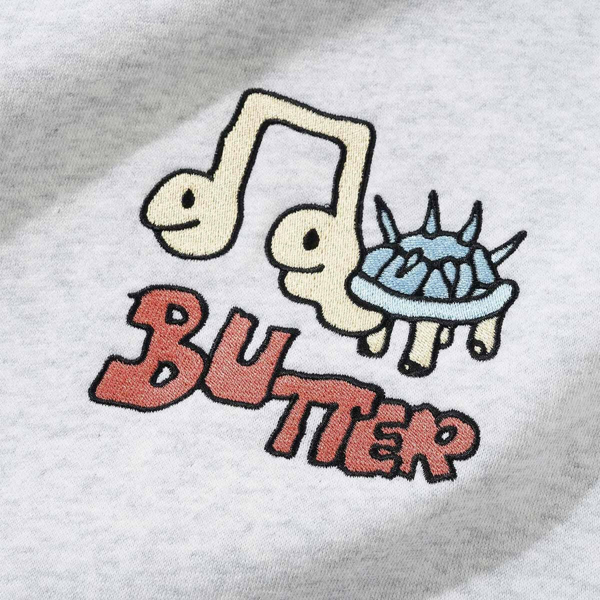 Butter Goods - Turtle Hoodie Ash.