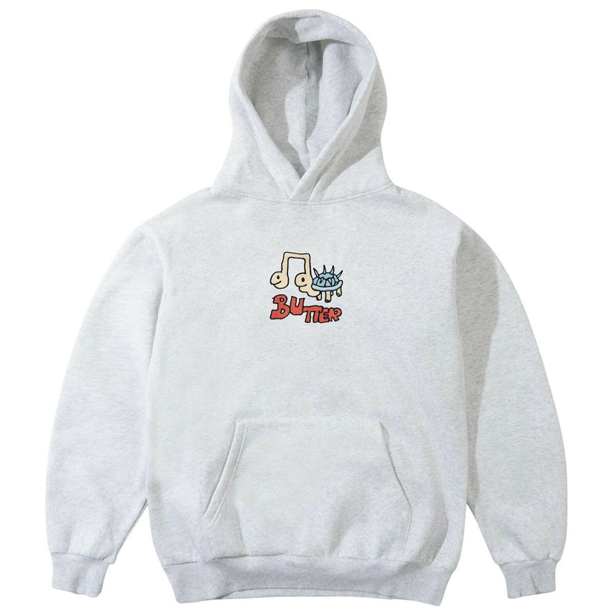 Butter Goods - Turtle Hoodie Ash.