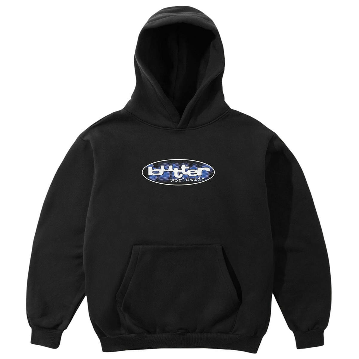 Butter Goods - Vortex Hoodie Black.
