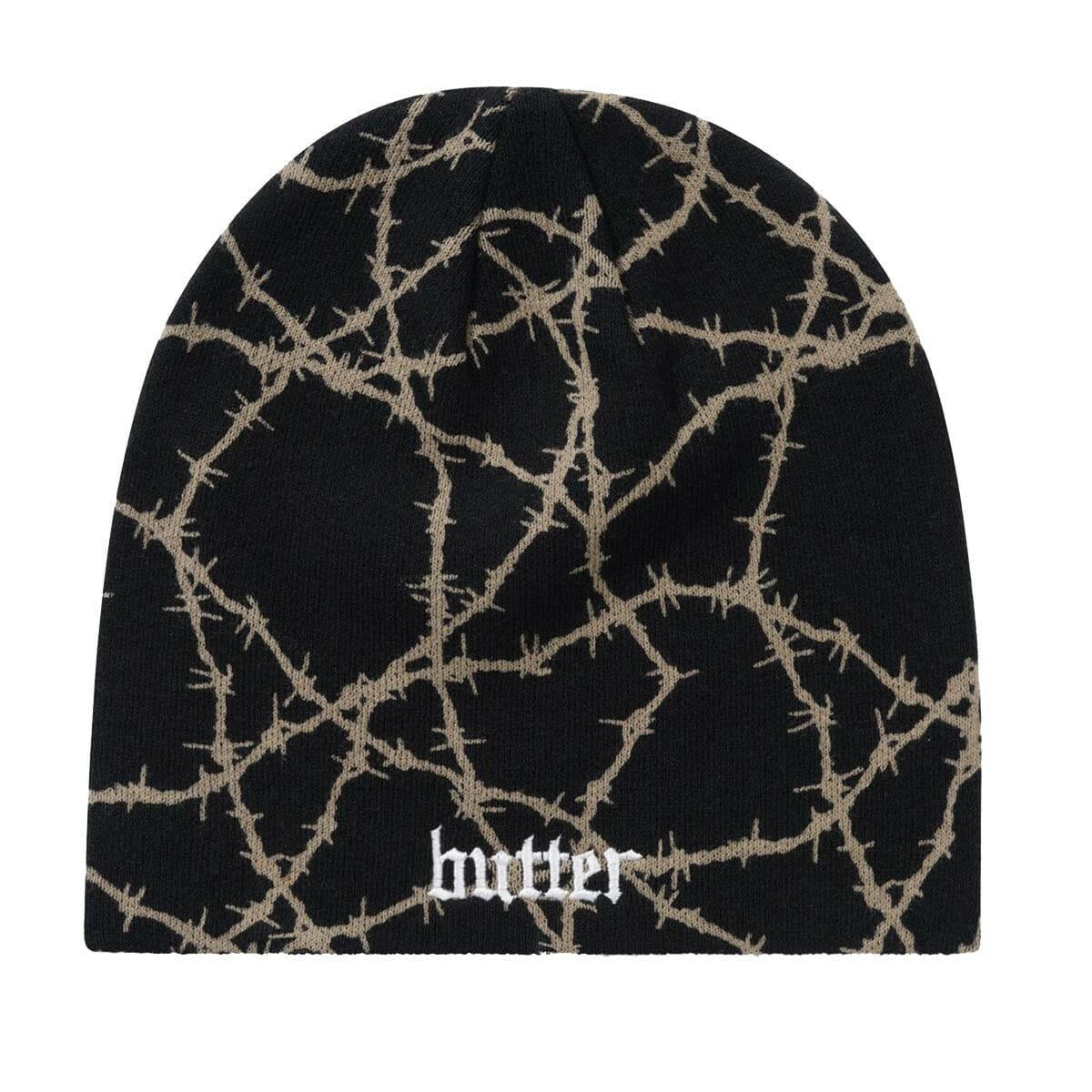 Butter Goods - Wired Skully Beanie Black.