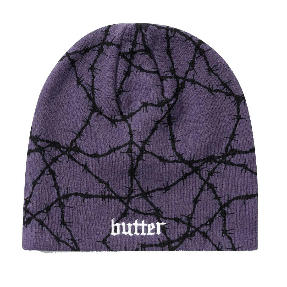 Butter Goods - Wired Skully Beanie Purple.