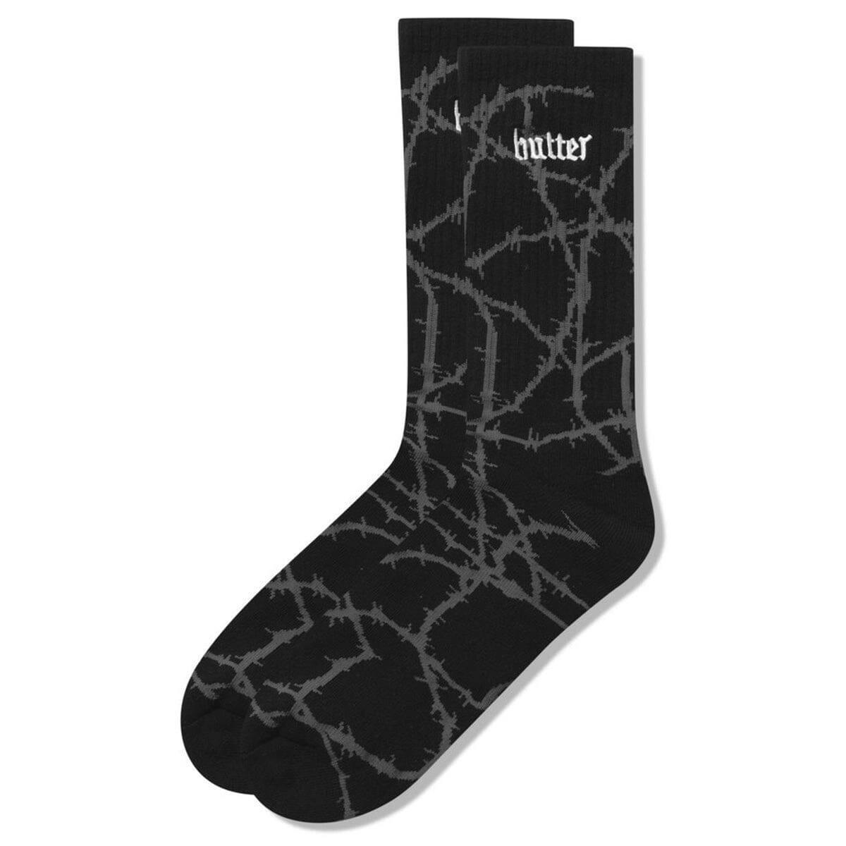 Butter Goods - Wired Socks Charcoal.