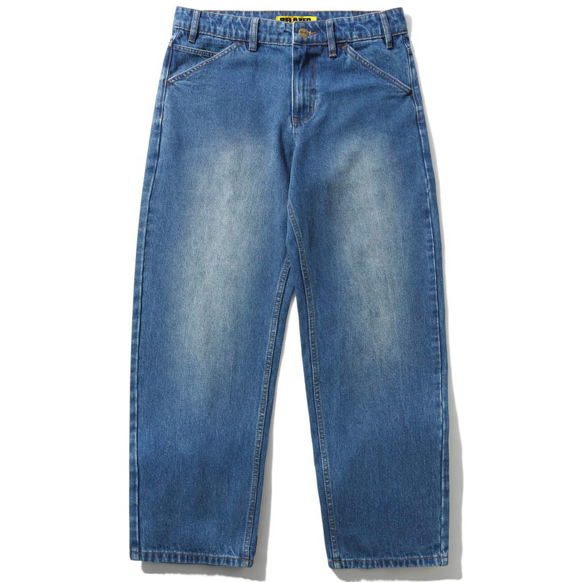 Butter Goods - Witness Denim Jeans Mid Indigo Slub.