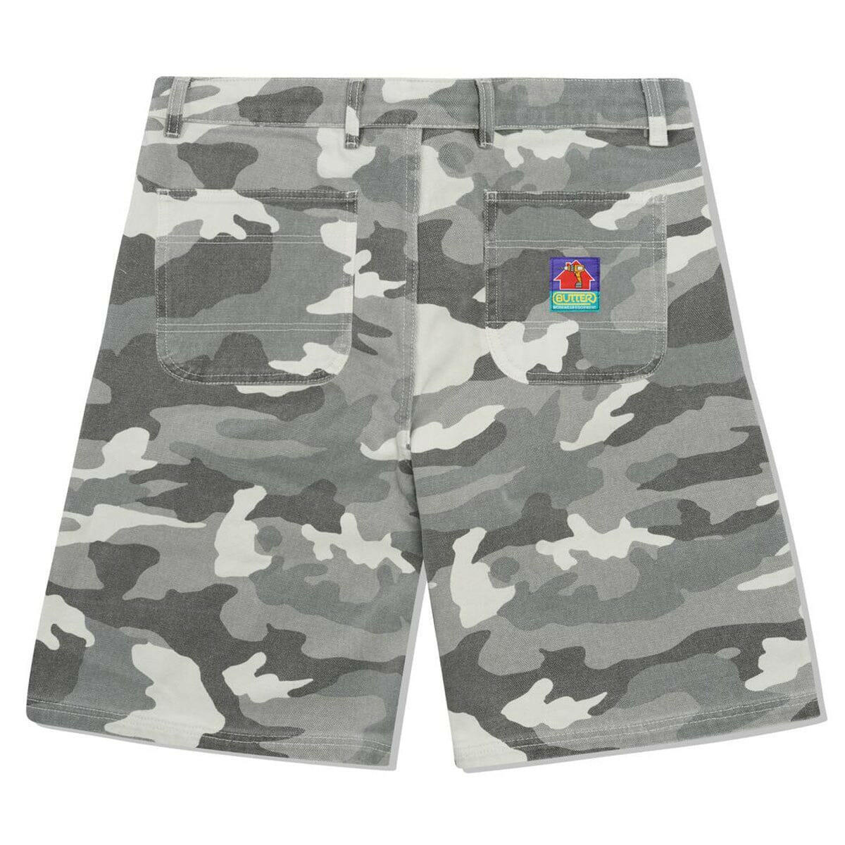 Butter Goods - Work Shorts Snow Camo.