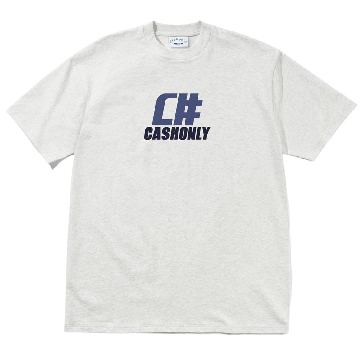 Cash Only Numeric Tee Ash