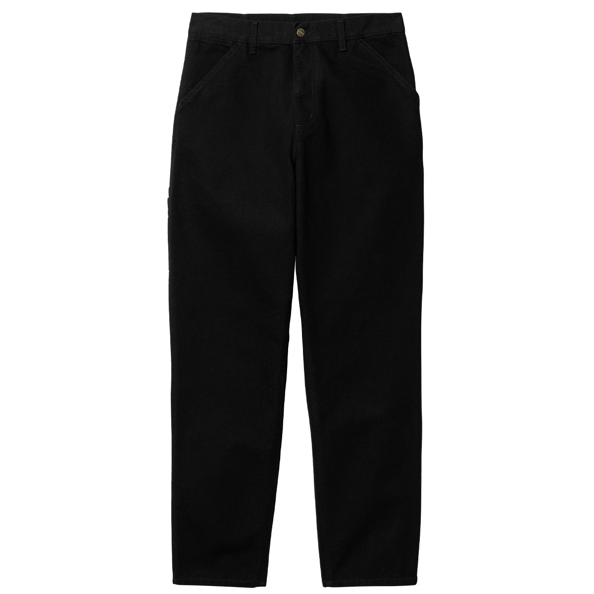 Carhartt WIP Single Knee Pant Black Rinsed Front